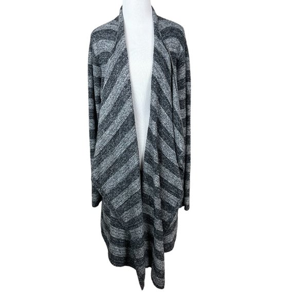 Barefoot Dreams Duster Cardigan Sweater Womens 1X Gray Bamboo Chic Lite Calypso - Picture 12 of 12